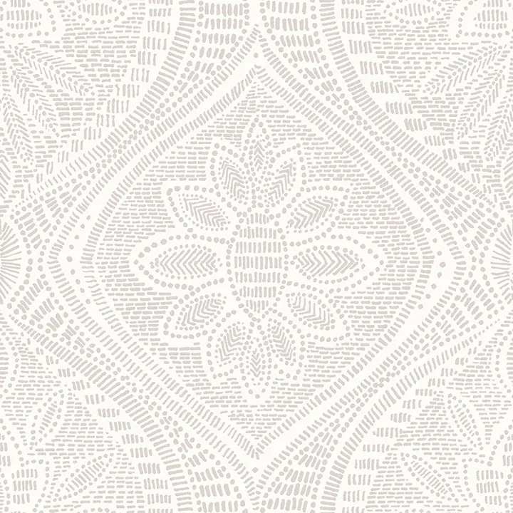 4074-26641 | Scout Lavender Floral Ogee Wallpaper