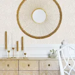 A-Street Prints Scout Lavender Floral Ogee Wallpaper - SKU 4074-26641