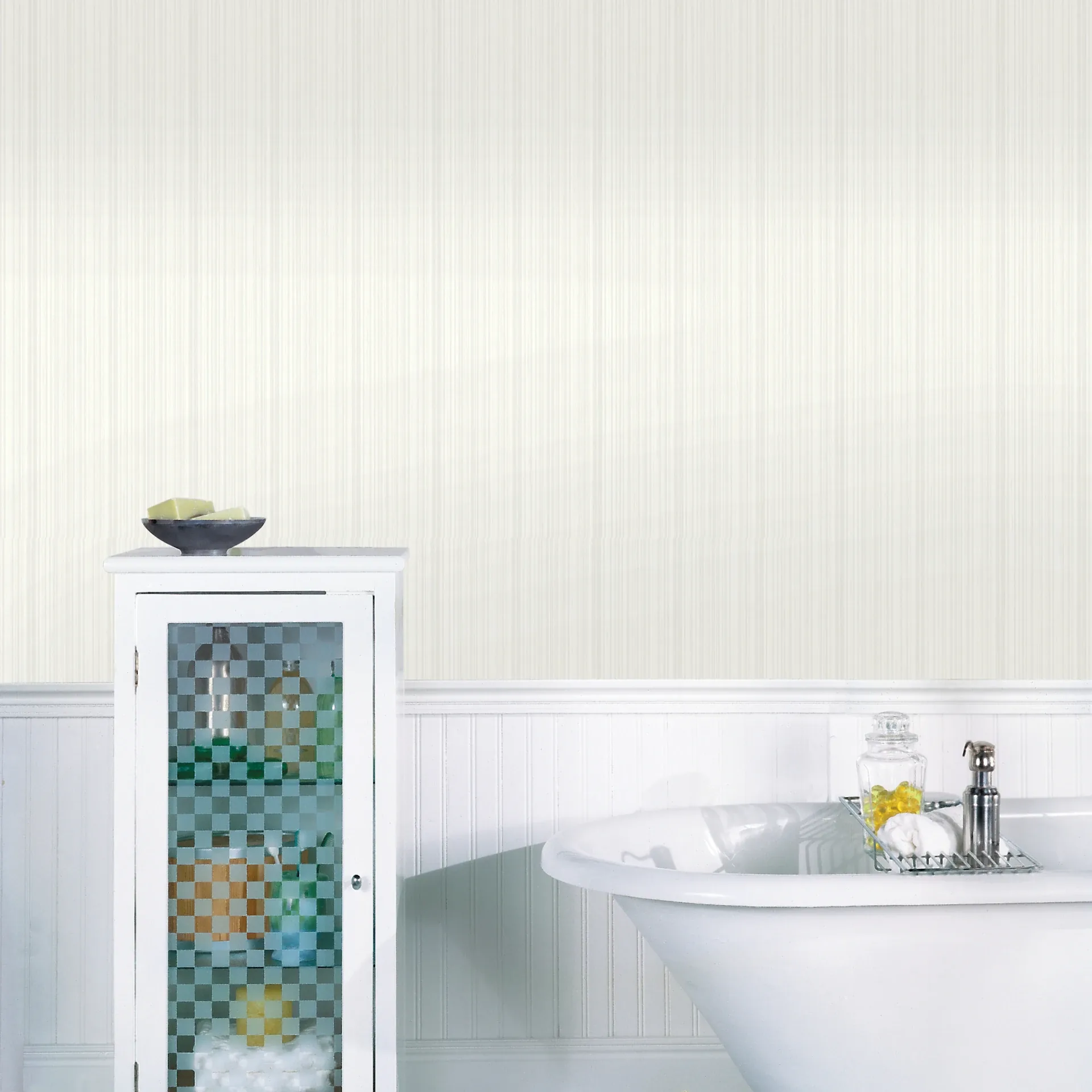 A-Street Prints Sebasco Dove Vertical Pinstripe Wallpaper | Wallpaper Twins A-Street Prints Sebasco Dove Vertical Pinstripe Wallpaper - SKU 2927-80310