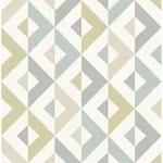 A-Street Prints Seesaw Grey Geometric Faux Linen Wallpaper - SKU 2902-25544
