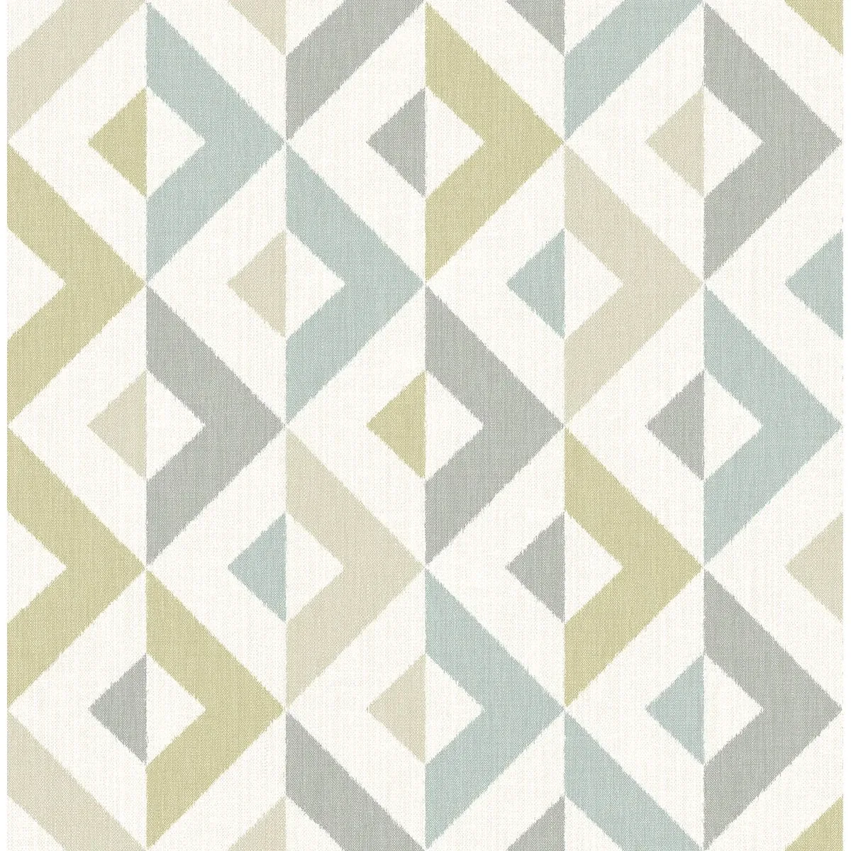 2902-25544 | Seesaw Grey Geometric Faux Linen Wallpaper