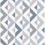 A-Street Prints Seesaw Slate Geometric Faux Linen Wallpaper | Wallpaper Twins A-Street Prints Seesaw Slate Geometric Faux Linen Wallpaper - SKU 2902-25541