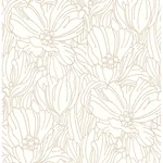A-Street Prints Selwyn Copper Floral Wallpaper - SKU 2970-87358