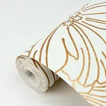 A-Street Prints Selwyn Copper Floral Wallpaper - SKU 2970-87358