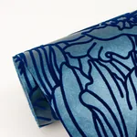 A-Street Prints Selwyn Flock Dark Blue Floral Wallpaper - SKU 2970-87356