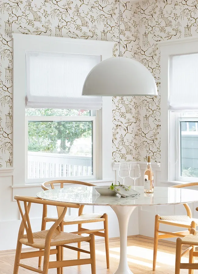 A-Street Prints Serena Coffee Chinoiserie Wallpaper - SKU 4120-26807