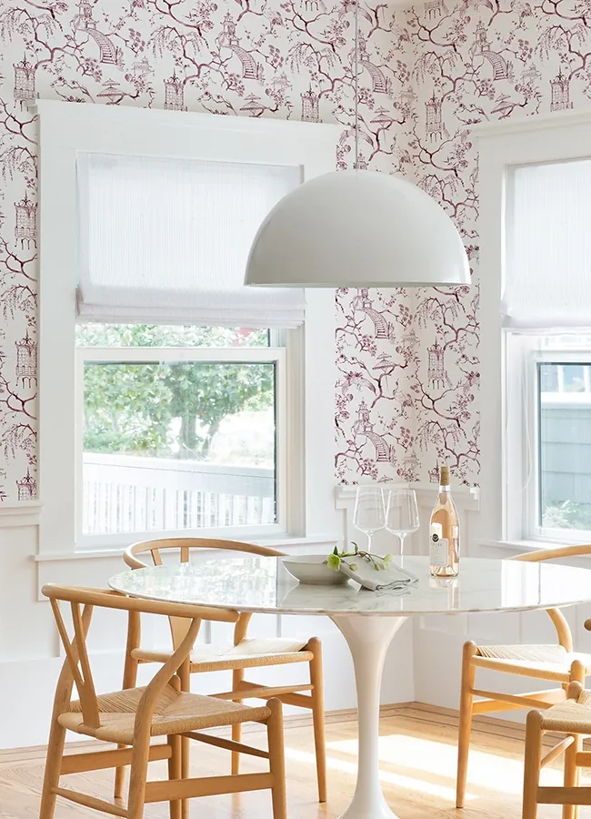 A-Street Prints Serena Plum Chinoiserie Wallpaper - SKU 4120-26806