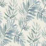 A-Street Prints Serenade Blue Ferns Wallpaper - SKU 4177-27743