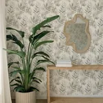 A-Street Prints Serenade Grey Ferns Wallpaper - SKU 4177-27741