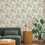 A-Street Prints Serenade Grey Ferns Wallpaper - SKU 4177-27741