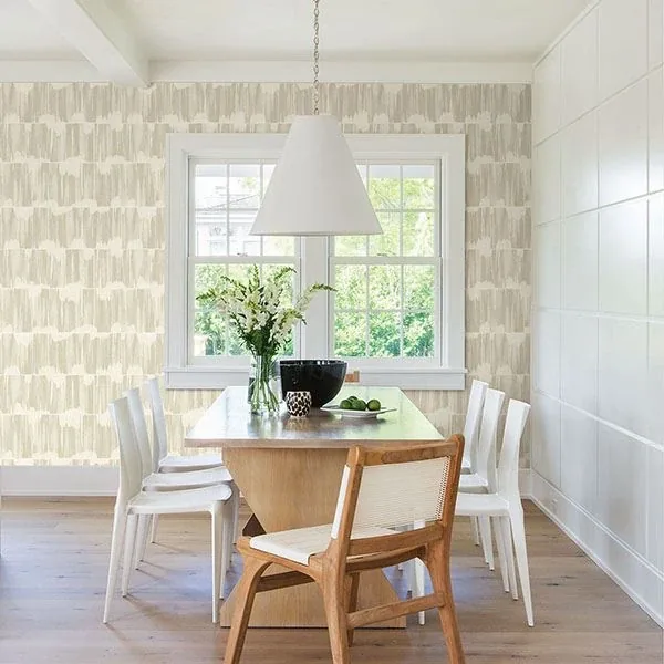 A-Street Prints Serendipity Beige Shibori Wallpaper - SKU 2764-24345