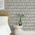 A-Street Prints Serendipity Blue Shibori Wallpaper - SKU 4172-24346