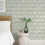 A-Street Prints Serendipity Seafoam Shibori Wallpaper - SKU 4172-27524