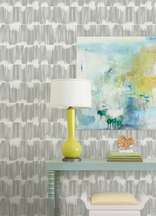 A-Street Prints Serendipity Sterling Shibori Wallpaper - SKU 4172-27526