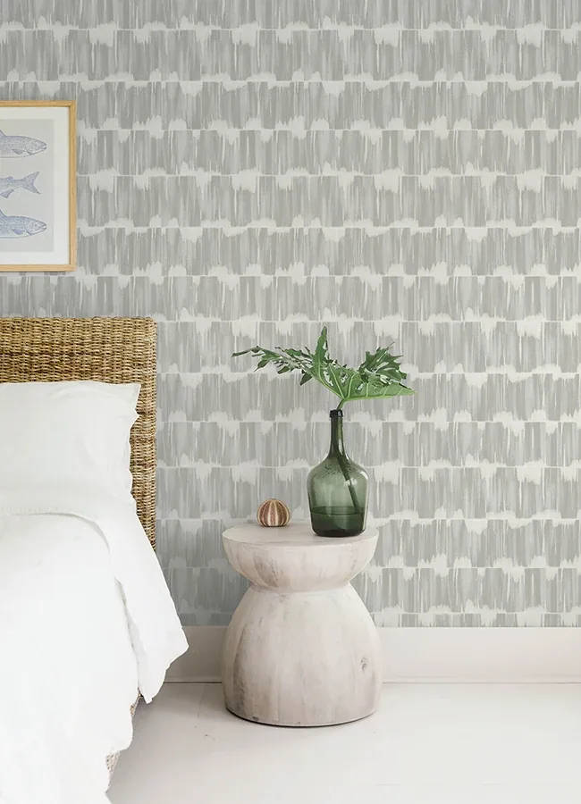 A-Street Prints Serendipity Sterling Shibori Wallpaper - SKU 4172-27526