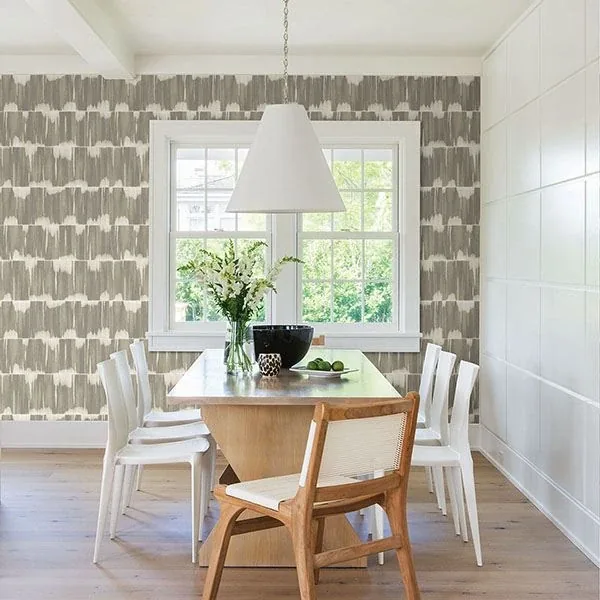 A-Street Prints Serendipity Taupe Shibori Wallpaper | Wallpaper Twins A-Street Prints Serendipity Taupe Shibori Wallpaper - SKU 2764-24344