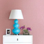 A-Street Prints Sete Coral Greek Key Wallpaper - SKU 2744-24100