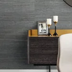 A-Street Prints Shandong Slate Grasscloth Wallpaper - SKU 2923-80085