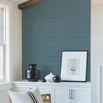 A-Street Prints Shantung Blue Silk Wallpaper - SKU 2988-70102