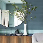A-Street Prints Shantung Blue Silk Wallpaper - SKU 2988-70102