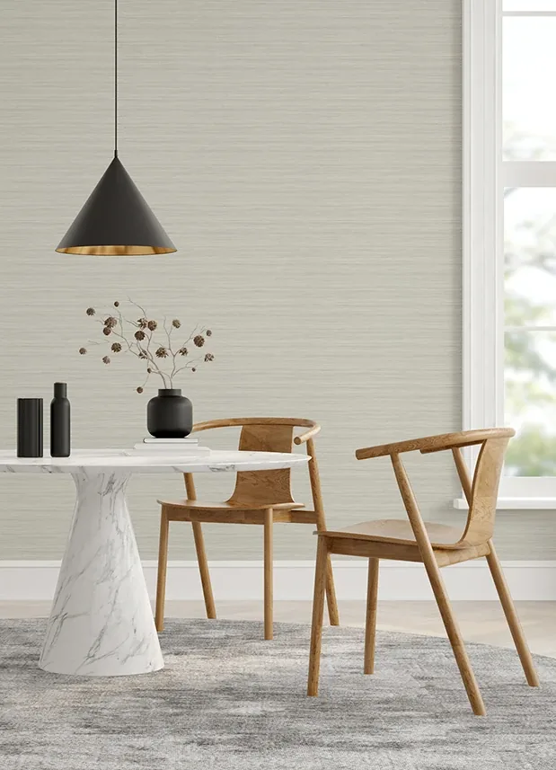 A-Street Prints Shantung Slate Silk Wallpaper | Wallpaper Twins A-Street Prints Shantung Slate Silk Wallpaper - SKU 2988-70107