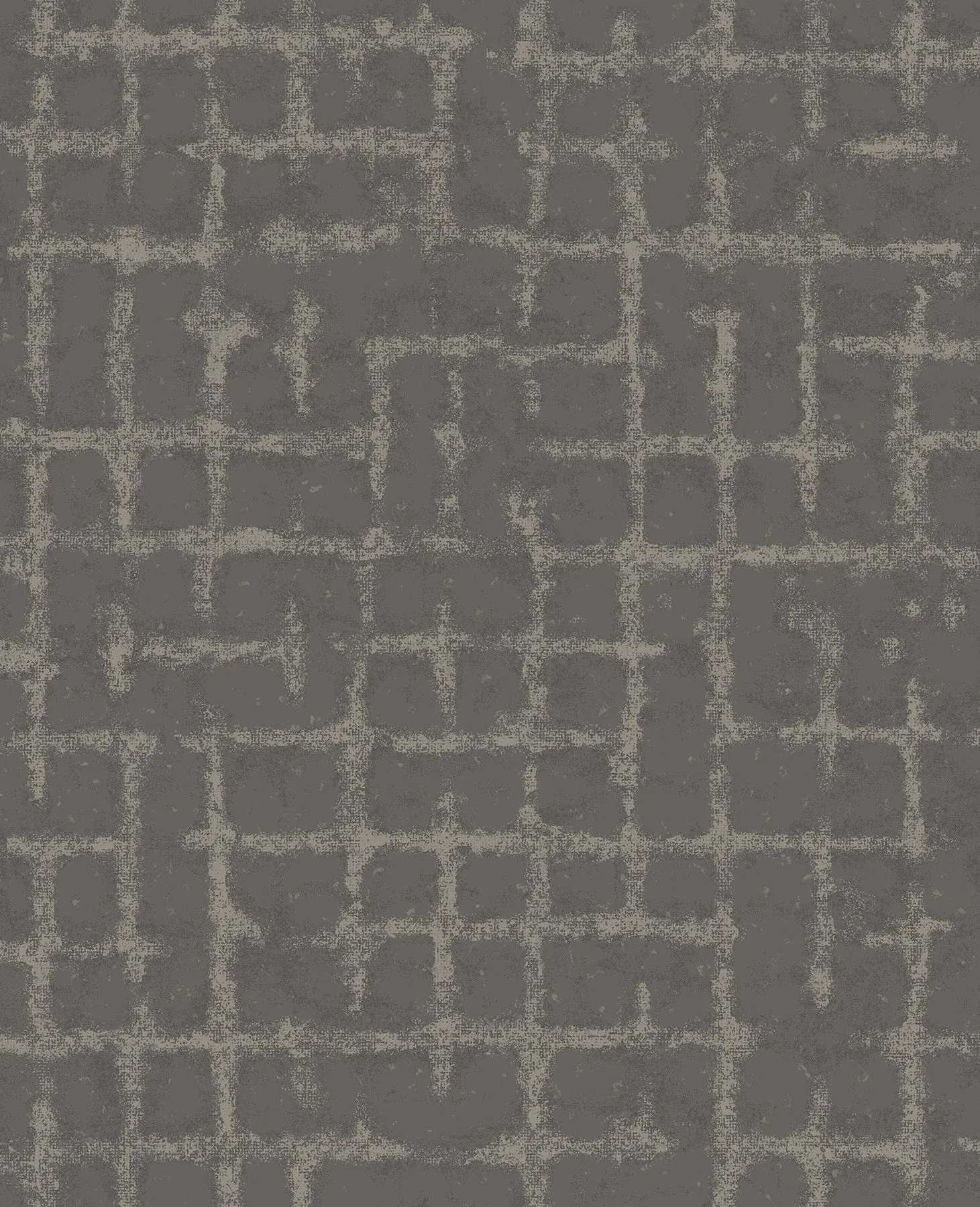 2964-87349 | Shea Charcoal Distressed Geometric Wallpaper