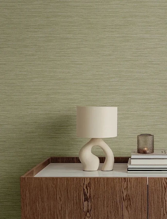 A-Street Prints Sheehan Gold Faux Grasscloth Wallpaper - SKU 4141-27168