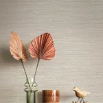 A-Street Prints Sheehan Neutral Faux Grasscloth Wallpaper - SKU 4141-27164
