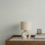 A-Street Prints Sheehan Pearl Faux Grasscloth Wallpaper - SKU 4141-27163