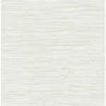 A-Street Prints Sheehan Silver Faux Grasscloth Wallpaper - SKU 4141-27170