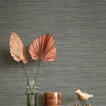 A-Street Prints Sheehan Stone Faux Grasscloth Wallpaper - SKU 4141-27167
