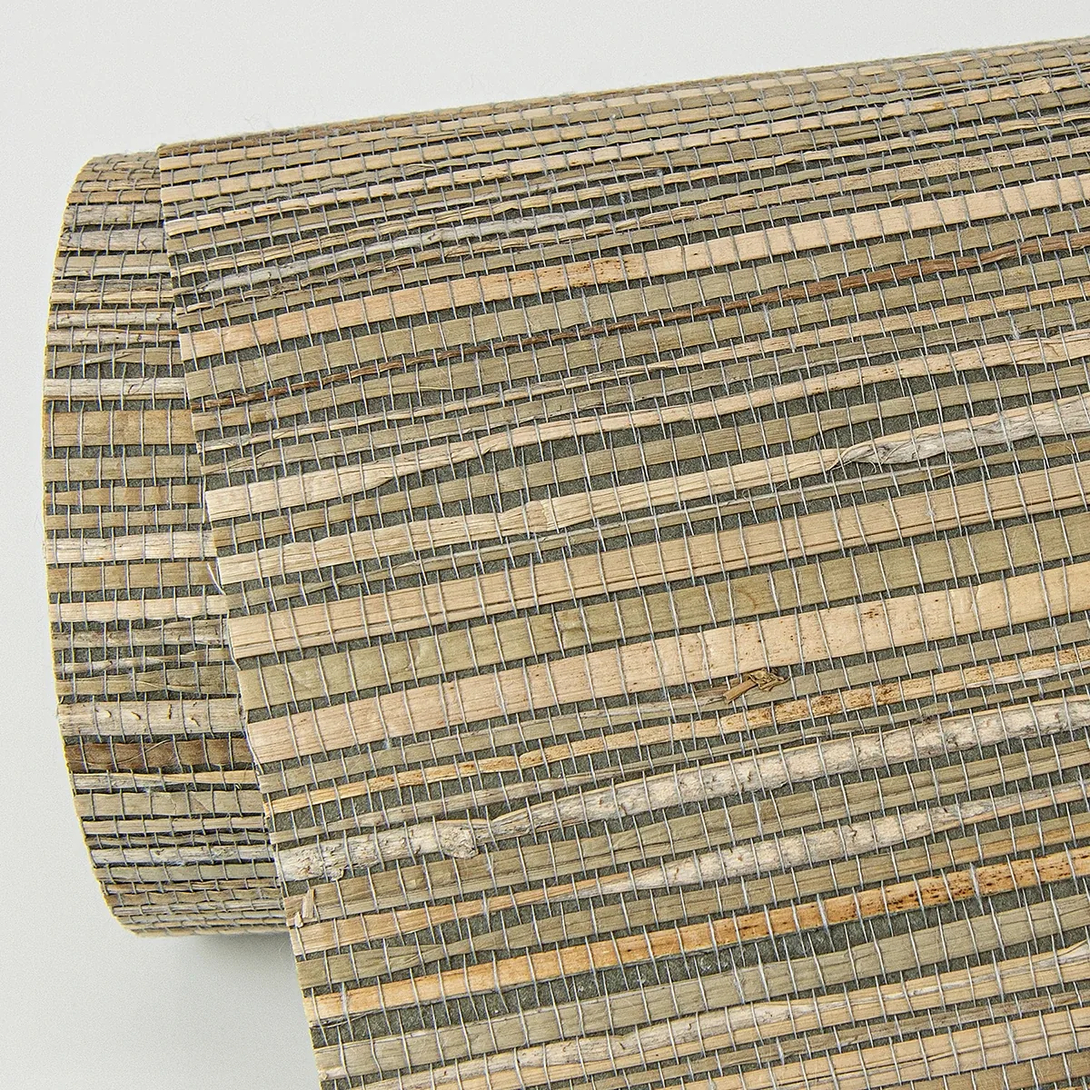 A-Street Prints Shuang Olive Handmade Grasscloth Wallpaper | Wallpaper Twins A-Street Prints Shuang Olive Handmade Grasscloth Wallpaper - SKU 2972-86110