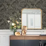 A-Street Prints Silenus Charcoal Marbled Wallpaper - SKU 4105-86602