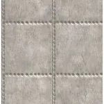 A-Street Prints Silver Sheet Metal Wallpaper - SKU 2701-22343