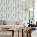 A-Street Prints Silverling Blue Budding Branches Wallpaper - SKU 4177-27721