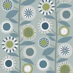 A-Street Prints Sisu Light Blue Floral Geometric Wallpaper | Wallpaper Twins A-Street Prints Sisu Light Blue Floral Geometric Wallpaper - SKU 4066-26554