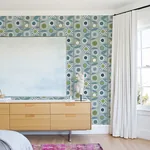 A-Street Prints Sisu Light Blue Floral Geometric Wallpaper | Wallpaper Twins A-Street Prints Sisu Light Blue Floral Geometric Wallpaper - SKU 4066-26554