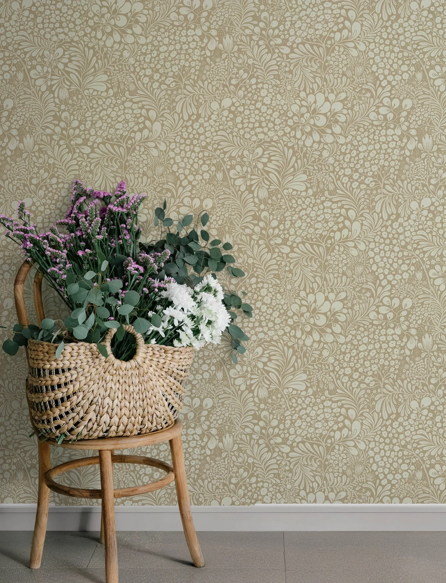 A-Street Prints Siv Chestnut Botanical Wallpaper - SKU 4201-48002