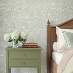 A-Street Prints Siv Dark Grey Botanical Wallpaper - SKU 4201-65131