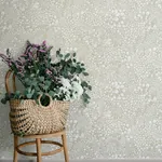 A-Street Prints Siv Dark Grey Botanical Wallpaper - SKU 4201-65131