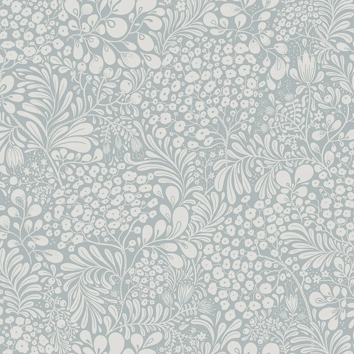 2932-65130 | Siv Light Blue Botanical Wallpaper