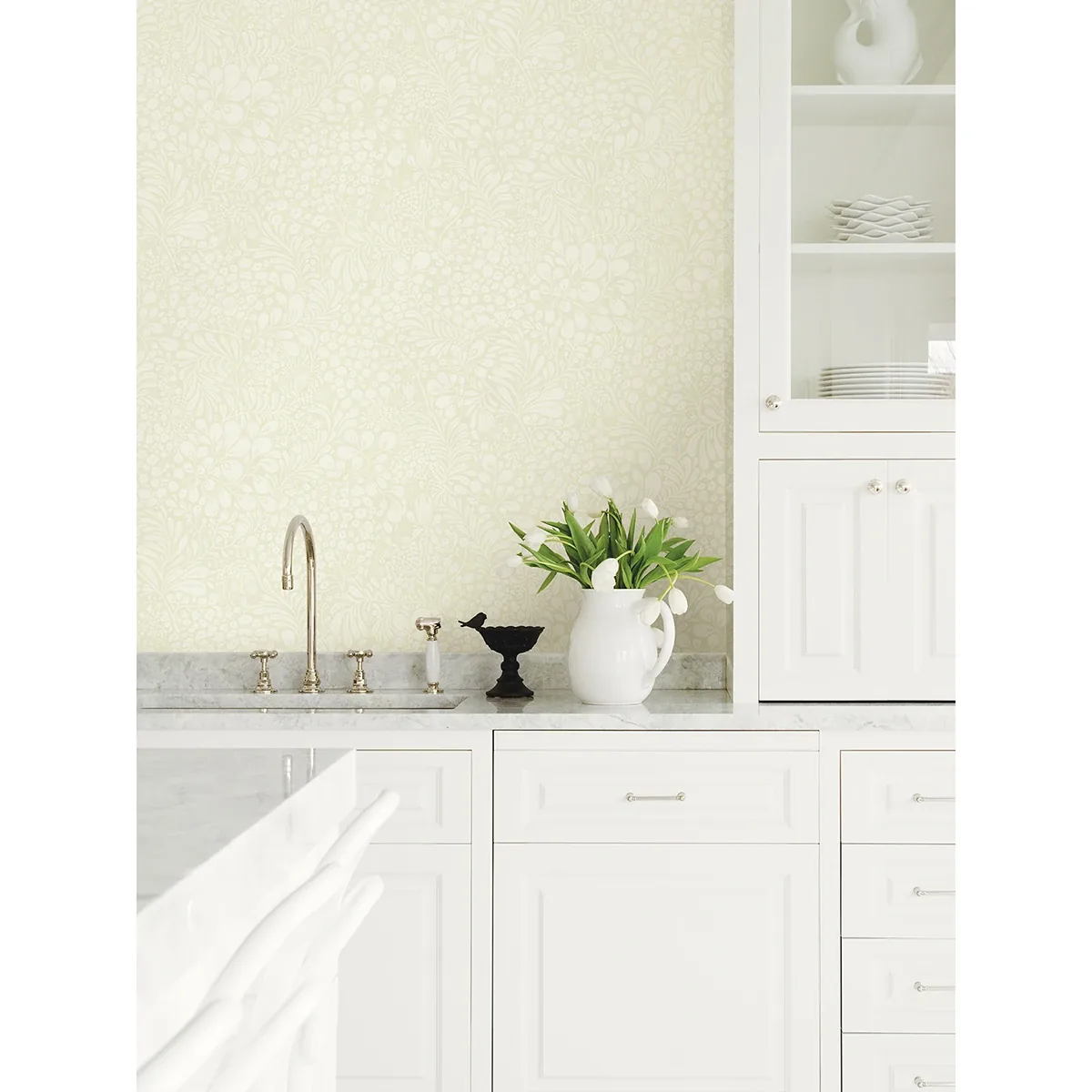 A-Street Prints Siv Light Green Botanical Wallpaper - SKU 2932-65126
