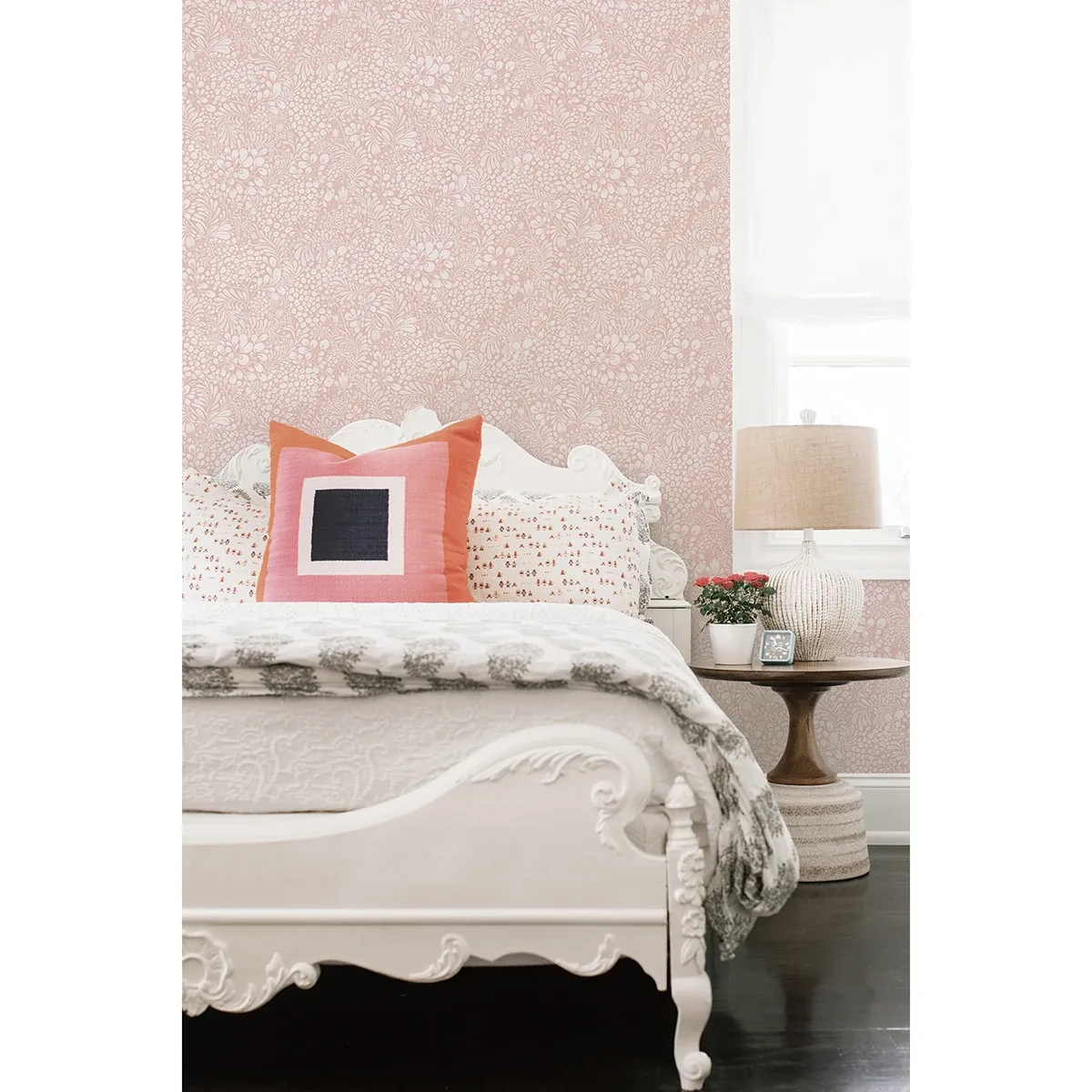 A-Street Prints Siv Pink Botanical Wallpaper - SKU 2932-65134