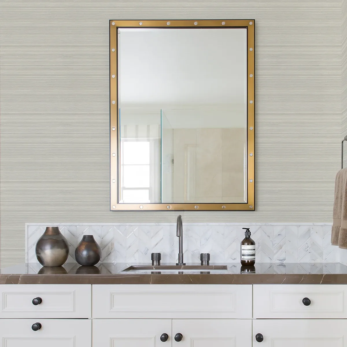 A-Street Prints Skyler Light Grey Striped Wallpaper - SKU 2971-86350