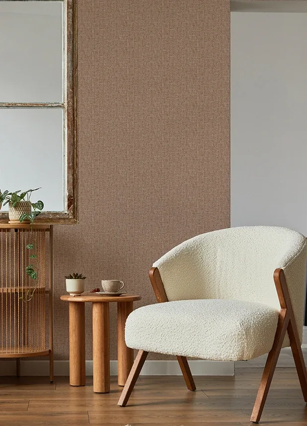 A-Street Prints Snuggle Coral Woven Texture Wallpaper - SKU 2988-70901