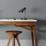 A-Street Prints Snuggle Grey Woven Texture Wallpaper - SKU 2988-70908