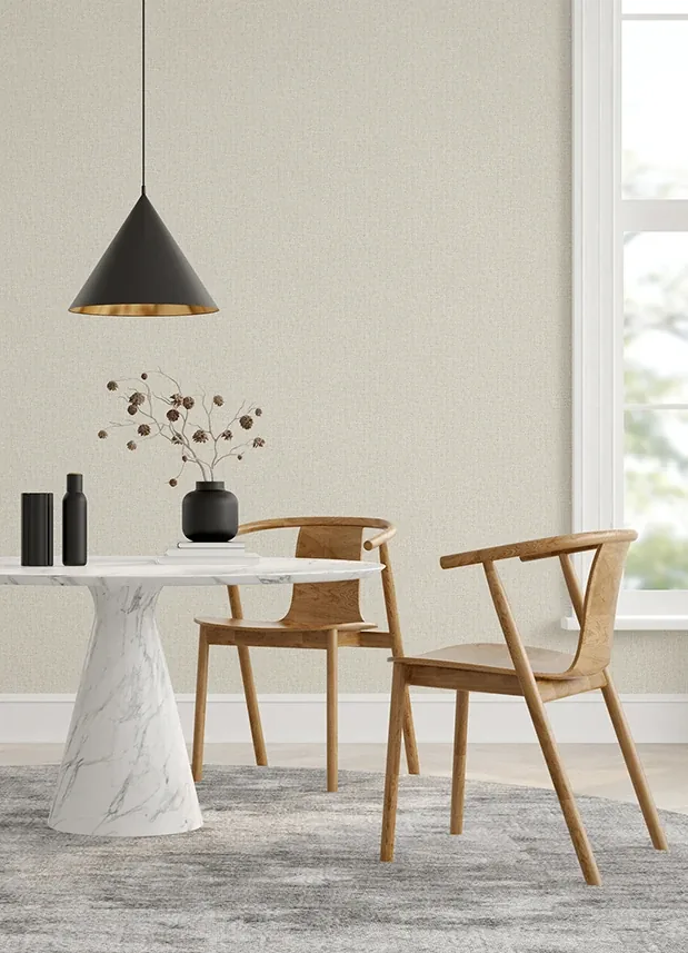 A-Street Prints Snuggle White Woven Texture Wallpaper - SKU 2988-70900