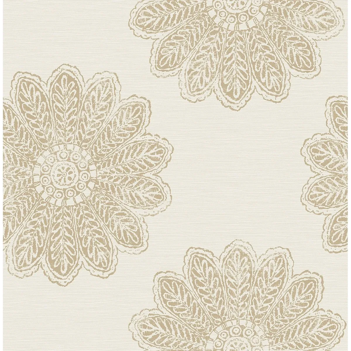 2793-24745 | Sol Light Brown Medallion Wallpaper