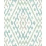 A-Street Prints Solola Aqua Ikat Wallpaper | Wallpaper Twins A-Street Prints Solola Aqua Ikat Wallpaper - SKU 4146-27236