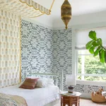 A-Street Prints Solola Blue Ikat Wallpaper | Wallpaper Twins A-Street Prints Solola Blue Ikat Wallpaper - SKU 4146-27238